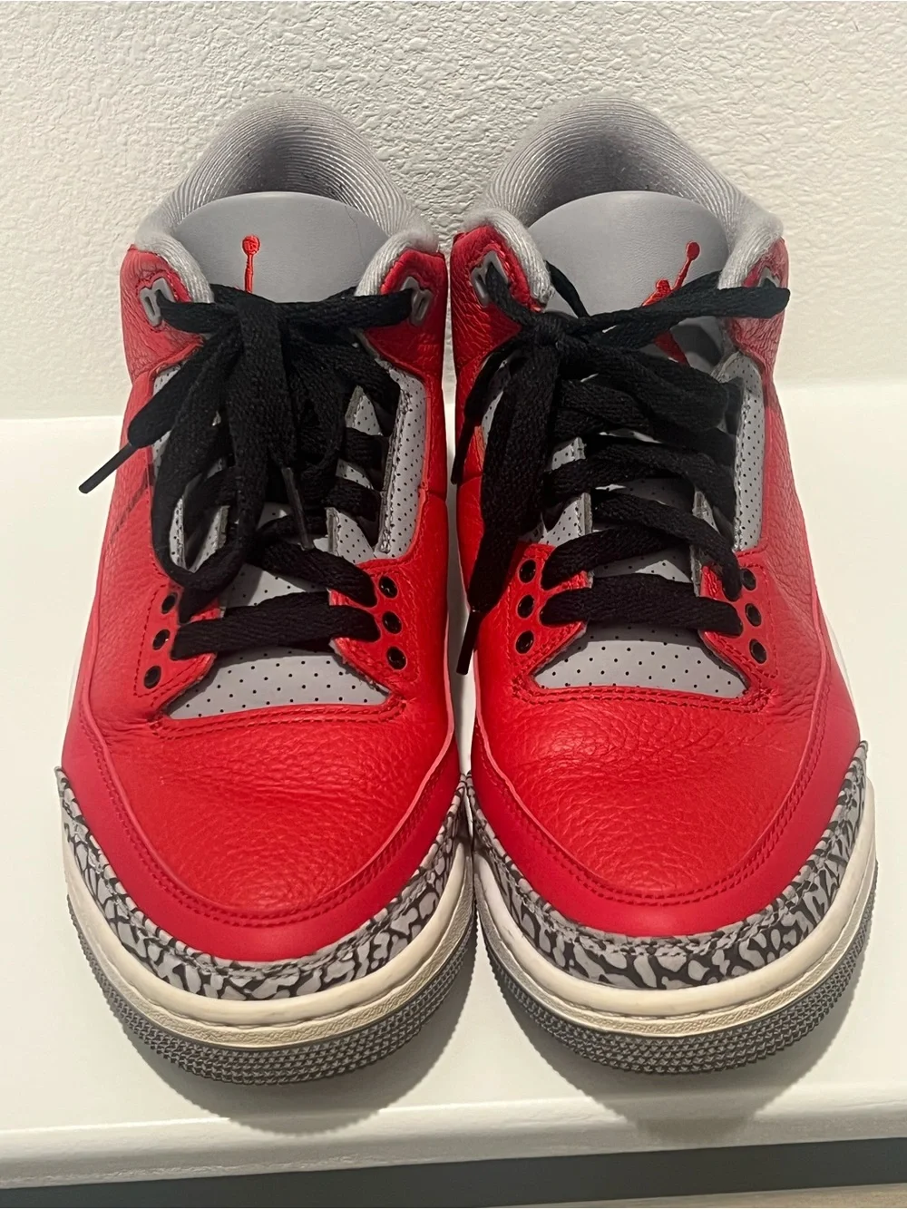 Jordan Men’s Athletic Shoes Red Black Gray